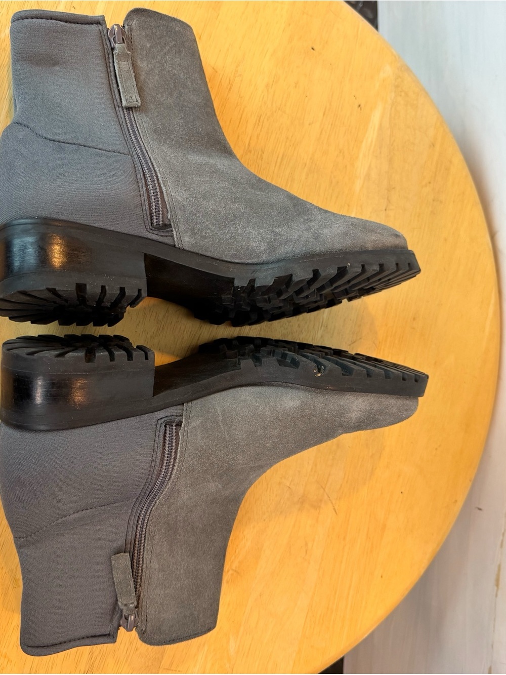 Talbots | Gray Combo Bootie, 8.5 - Picture 7 of 12